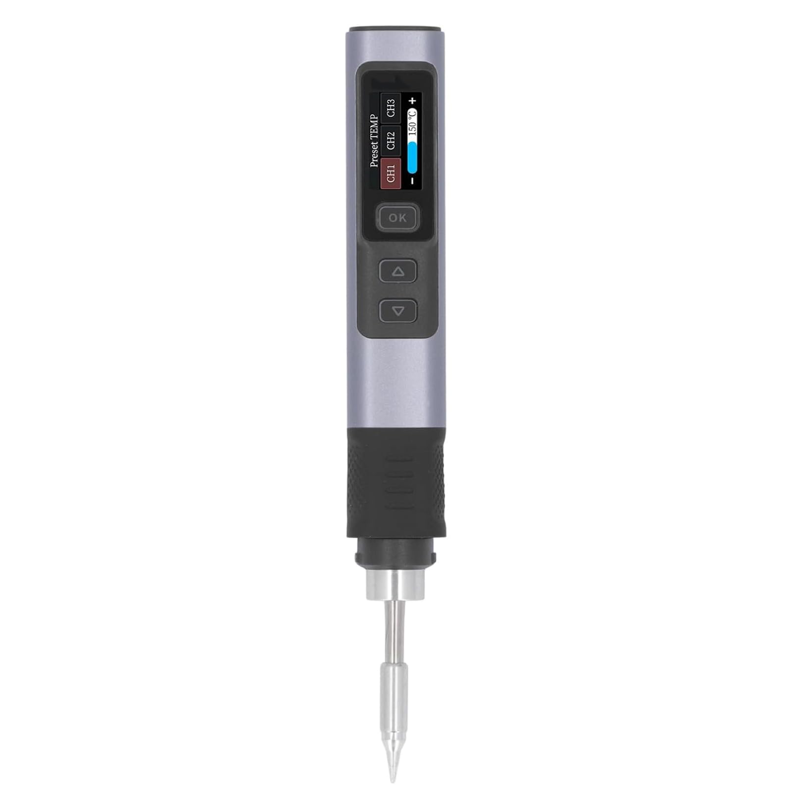 Kit de soldador, bolígrafo de soldadura digital con cable de 100 W con 6 puntas, calentamiento rápido en 3 segundos, herramienta inteligente de temperatura preestablecida para reparación de