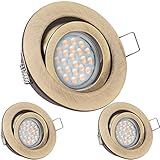 Für die Dimmfunktion empfehlen wir einen LED Dimmer einzusetzen. Aufbauhöhe siehe Artikelbilder. Das Bohrloch beträgt 68 mm