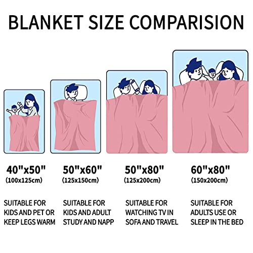 Lusweet Throw Blanket Warm Fuzzy Plush Blanket Flannel Fleece Bed Blanket Cute Penguins Fun Art Lightweight Blanket Throw For Sofa Bed Couch 40X50 Inch #TOP5