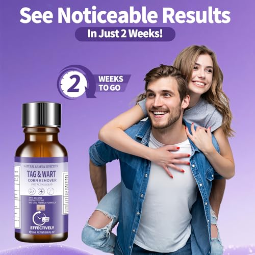 ANTIXYL 1Pcs Skin Tag Remover, Liquid Wart Corn Remover, Fast-Acting Wart Remover Freeze Off, 8% Salicylic Acid Wart Removal for PlantarWart, GenitalWart, H Warts, CommonWart 0.68 Fl Oz (Pack of 1