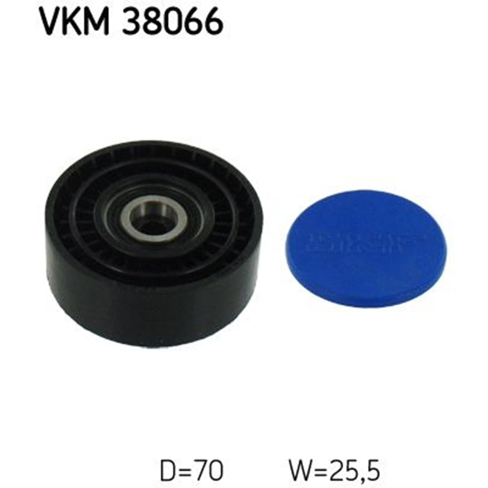 SKF VKM 38066 Kit Puleggia Folle