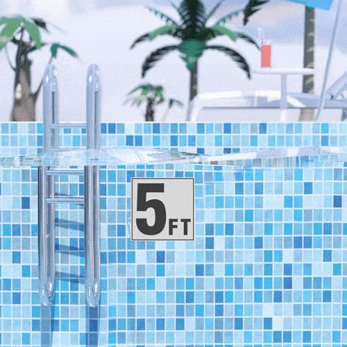 Marcadores Adhesivos para Piscina 6x6 in Vinyl 1 Pack miniatura 3