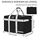 YUOIOYU Insulated Food Delivery Bag - Pizza Delivery Bag Restaurant Supply Bag for Hot/Cold Food Delivery, Uber Eats, Catering Supply, Family Shopping, Lunch Container Store, Grocery Transport, 80L