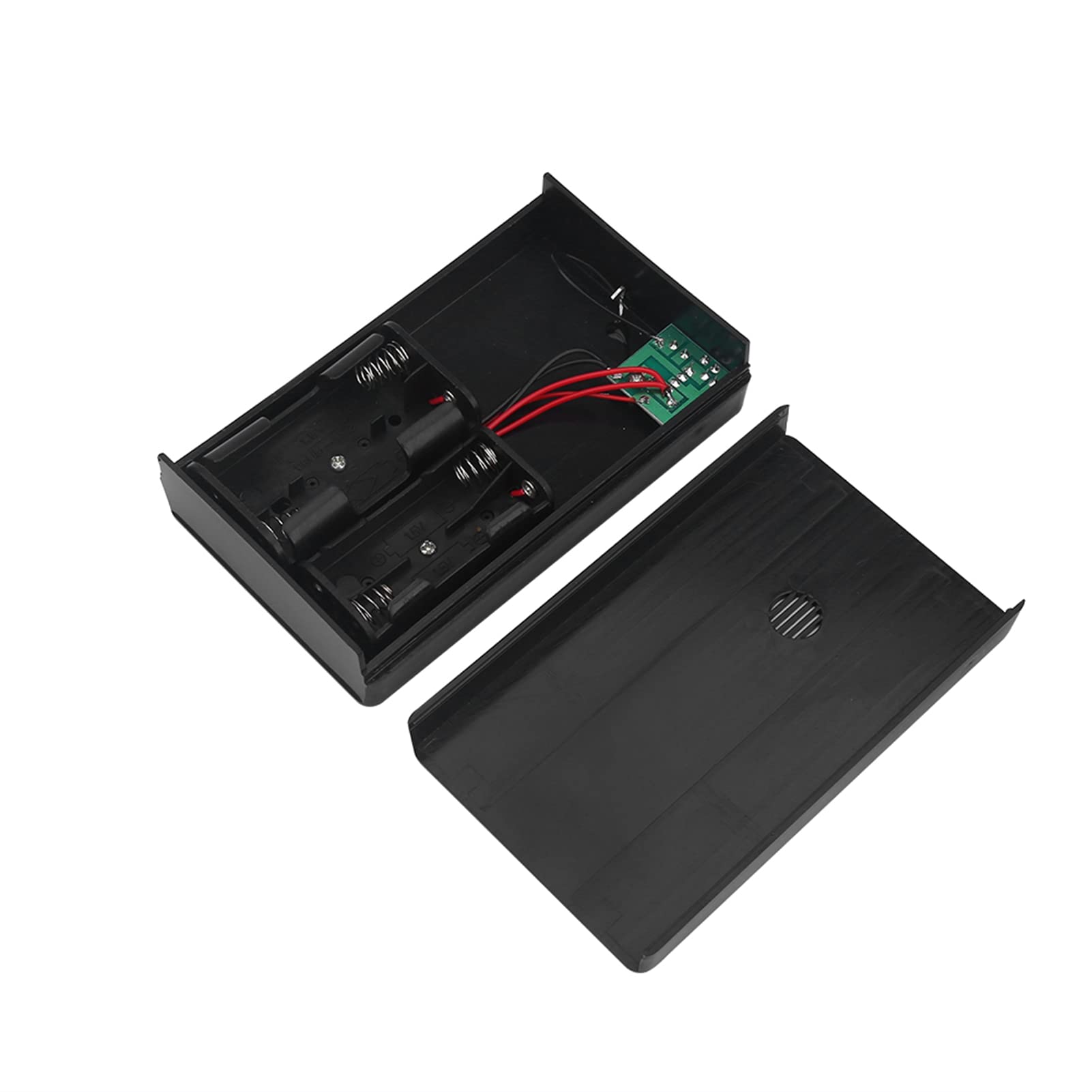 Cryfokt Chargeur de Panneau Solaire pour Piles AA et AAA, Conception Portable LéGère pour une Utilisation Pratique en Extérieur, Puissance 1 W, Noir, 103 G