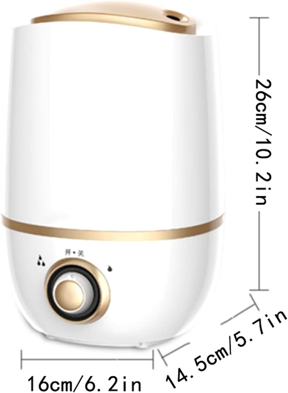 Top Fill Cool Mist Humidifier for Baby Room with Auto Shut Off and Cozy Night Light Humidifier