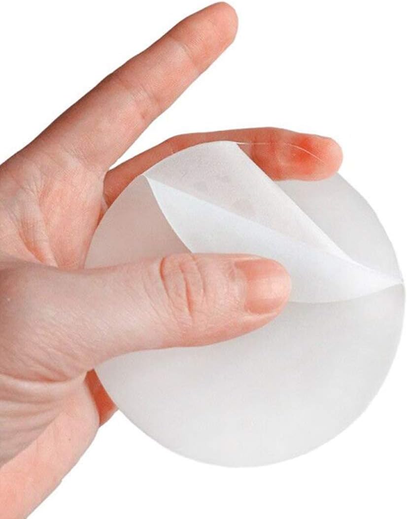 4 Double Sided Sticky Pads 3.15 Inches Round Adhesive Suction Tab Perfect for Mounting, Dashboard Toys, Windshield, GPS, Tiles, Wall Pictures