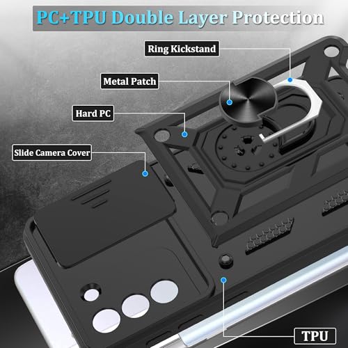 Coque Samsung S21 Plus noire avec support béquille vidéo - 6