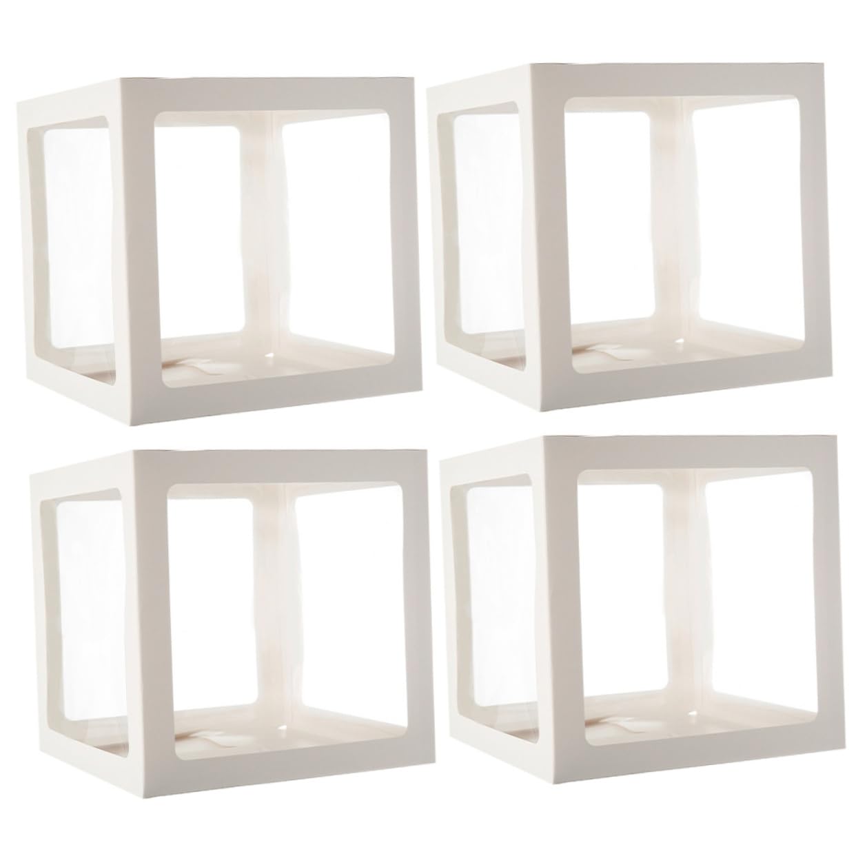 jojofuny 4pcs Party Balloon Boxes Balloon Holders for Birthday Wedding Decorations Photography Prop