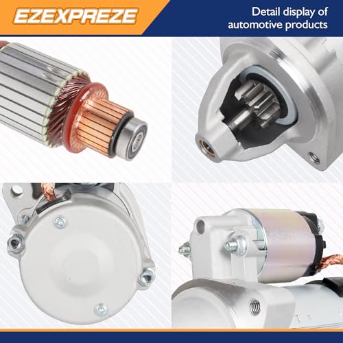 Image of 19824N Ezexpreze Starter Motor Compatible with BMW 08-11 128i 3.0L, 07-11 328i 3.0L, 06-07 525i 3.0L, 08-11 528i 3.0L, 14-16 528i 2.0L, 06-11 Z4 3.0L, 12-16 Z4 2.0L, 1.3kw 9-Teeth CW 428000-4490