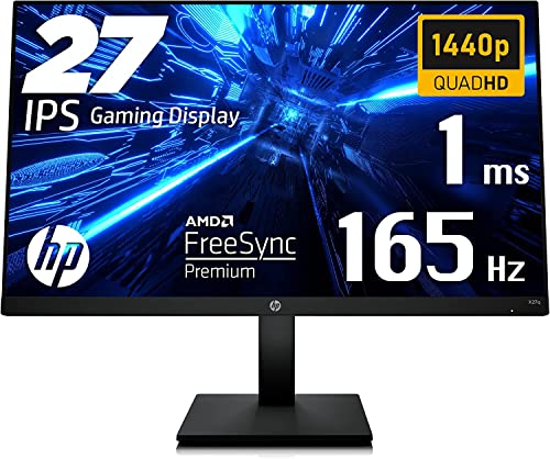 Amazon.co.jp: HP ゲーミングモニター 27インチ 2560×1440 1ms 165Hz
