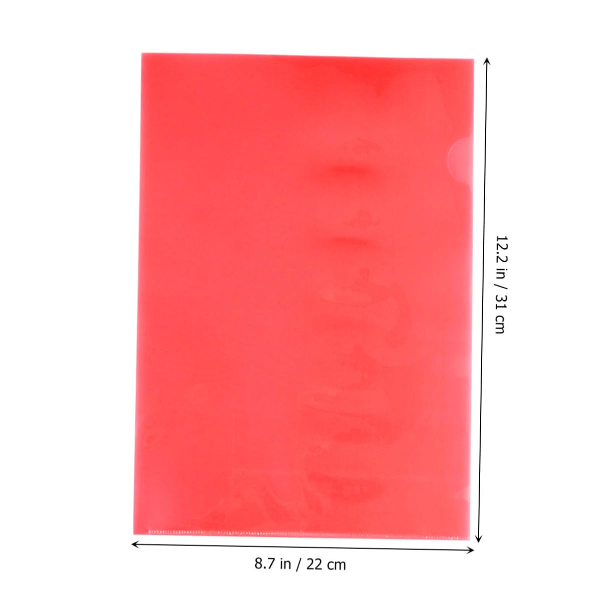 Angoily 60 Piezas Carpeta Transparente Tipo Funda Organizadora para Material Plástico Resistente para Oficina y Escuela