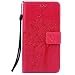 Produktbild Nancen Compatible with Handyhülle Huawei P9 Lite (5,2 Zoll) Flip Schutzhülle Zubehör Lederhülle mit Silikon Back Cover PU Leder Handytasche im Bookstyle Stand Funktion Kartenfächer