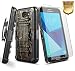 Galaxy J7 V Case, Galaxy J7 Perx Case, Galaxy J7 Sky Pro / Halo / Galaxy J7 2017 (J727) Case with [Tempered Glass Screen Protector], NageBee [Heavy Duty] Armor [Belt Clip Holster Kickstand] Case -Camo