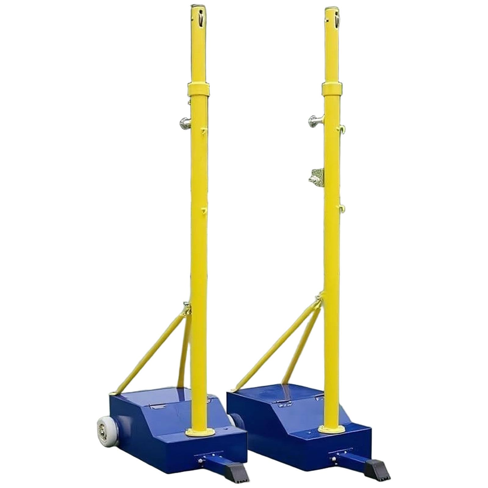 Sistema portatile della rete di sport all'aperto con le ruote e la base per i giochi del cortile
