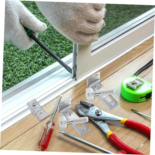 Kit de Herrajes para Puertas Bifold de 20 Piezas para Reparación de Puertas Corredizas de Clóset, Fácil de Instalar, Acero Inoxidable miniatura 4