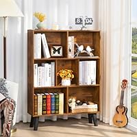 チェリー材 本棚 飾り棚 脚付ブックシェルフ ミッドセンチュリー