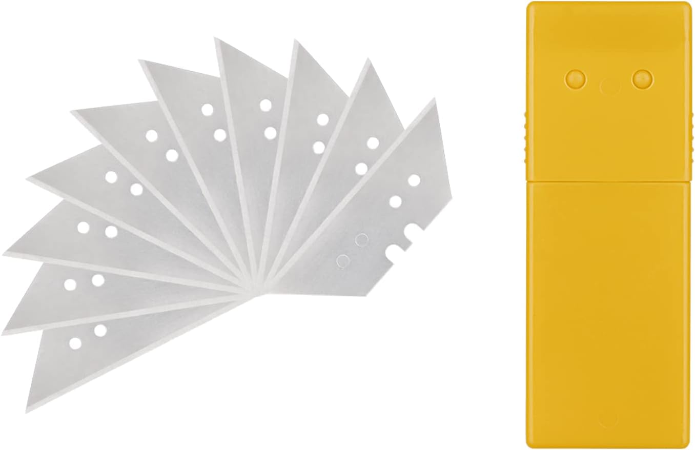 Utility Knife Blades 10 Pack - Compatible with Otacle U1 & U1 Pro Series and Most Utility Knives, Ultra Sharp Durable SK2 Steel for Heavy-Duty Cutting Tasks