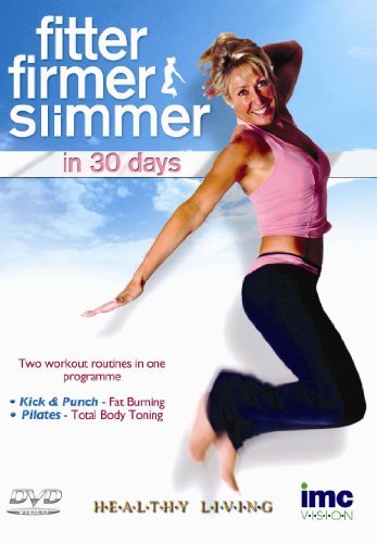 Image of Fitter Firmer Slimmer in 30 Days - Includes 2 Workouts - Kick & Punch Fat Burner and Pilates Total Body Toning - Healthy Living Series [DVD] by Ann Crowther
