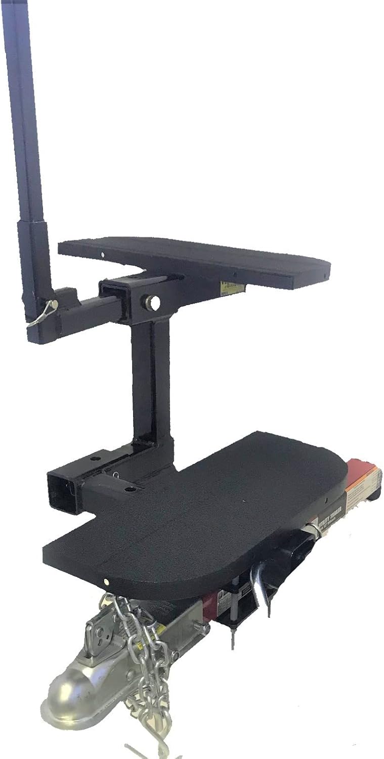 DuraDuty VersaStep Double Trailer Step Kit Now with Hand Pole Automotive