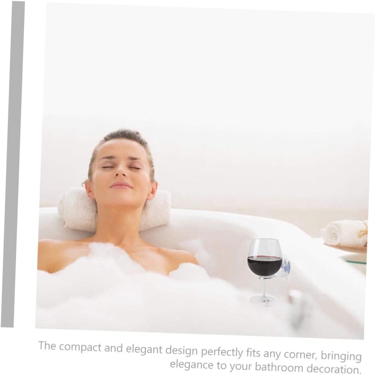 Acrylic Wine Glass Holder with Suction Cup for Bathroom Shower