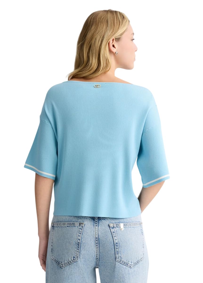 Liu Jo T-Shirt in Maglia sopra Trasparente TA5098