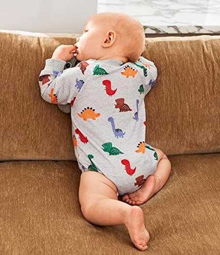 New child Boy Woman Outfits Child Lengthy Sleeve Dinosaur Romper Outsized Sweatshirt Toddler Fall Garments 0-18M 3 51FbPkSDueL. AC
