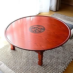 Generisch Klappbarer Chabudai Tisch aus Massivholz