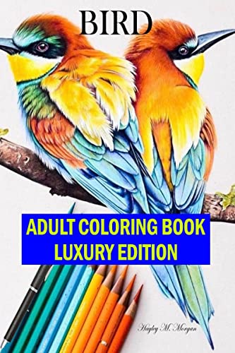 Bird Adult Coloring Book Luxury Edition