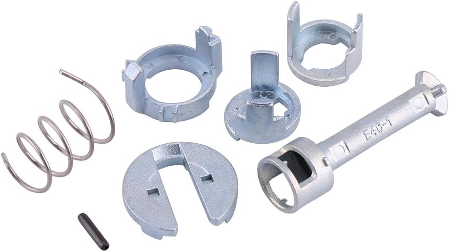 Car Door Lock Repair Kit, Front Left & Right Door Cylinder for E46 3