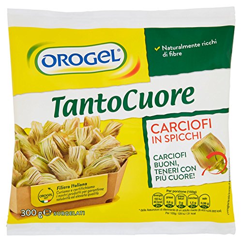 Orogel Cuori di Carciofi Spicchi, 300 g (Surgelato)