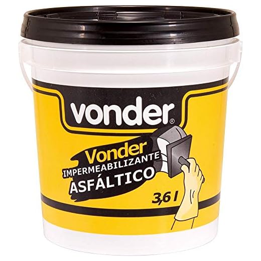 Impermeabilizante asfáltico 3,6 L Vonder