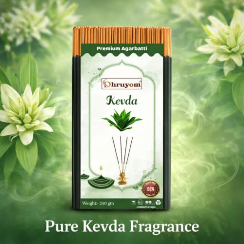 Image of 1 Kg Agarbatti Combo Pack, Kevda Lavender Panghat Mogra Incense Sticks, 250gm Each Pack, Long Lasting Fragrance for Pooja & Home
