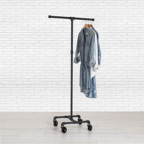 Industrial Clothing Rack Heavy Duty Pipe 2-Way by William Robert’s Vintage