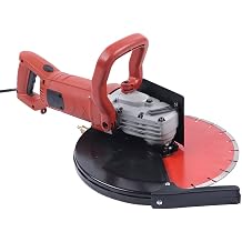 Electric Concrete Saw, 14" Circular Concrete Saw 3000W Power Cutter Wet/Dry Corded Circular Saws Electric Wall Chaser Grooving Cutting Machine for Granite, Brick, Porcelain 3800r/min