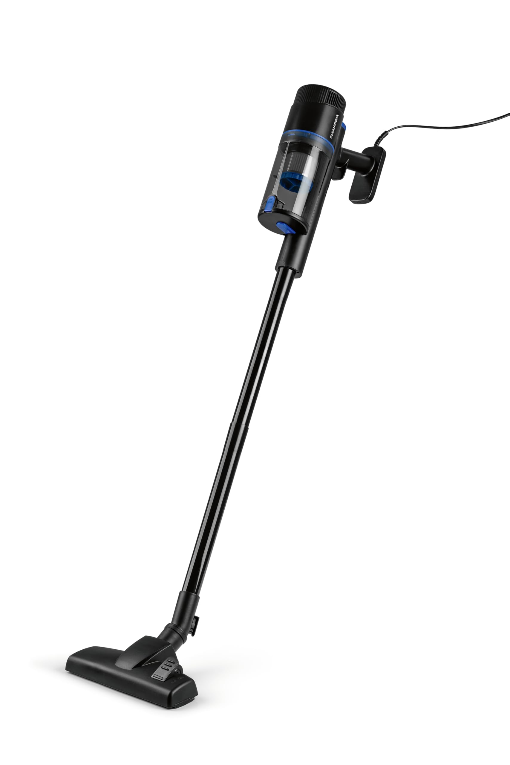 CLEANmaxx Aspirateur cyclonique - Aspirateur de Sol et à Main sans Sac 2 en 1 - Forte Puissance d'aspiration 15 kPa et 600 W - Idéal pour Les Poils d'animaux - avec Filtre HEPA 13 hypoallergénique