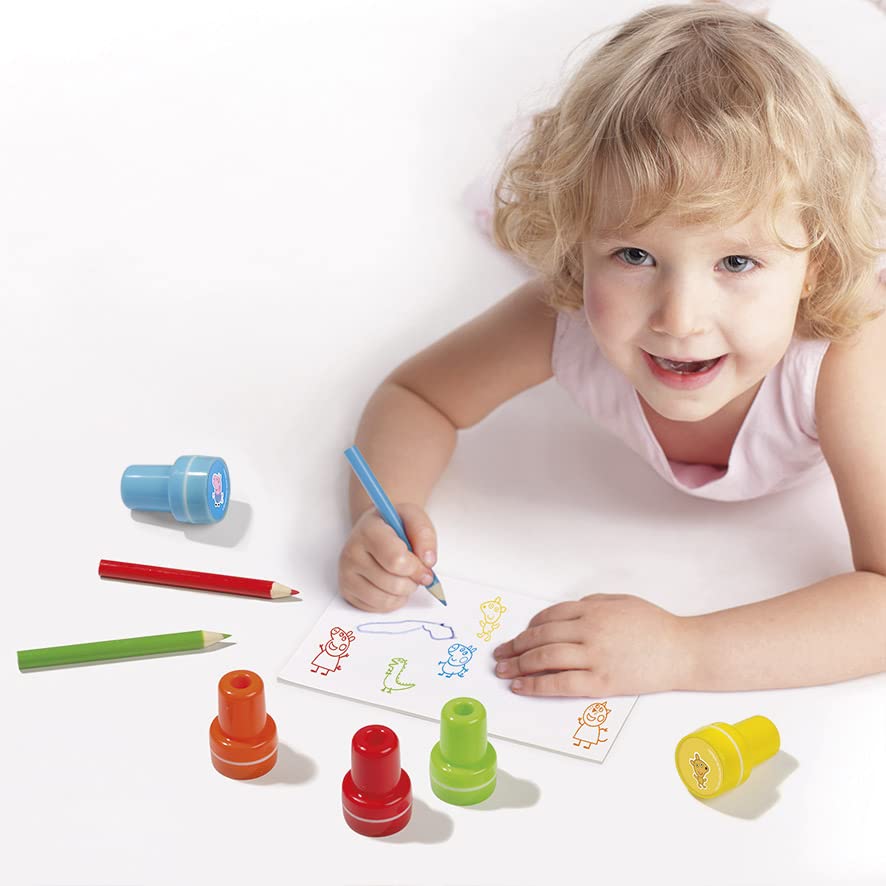 LHKJ Set di 5 Timbri a Inchiostro per Bambini e Insegnanti, Tamponi per Scuola per Incoraggiare