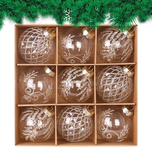 Globe de Noël peint YRYRYW : le cadeau déco incassable idéal pour anniversaire