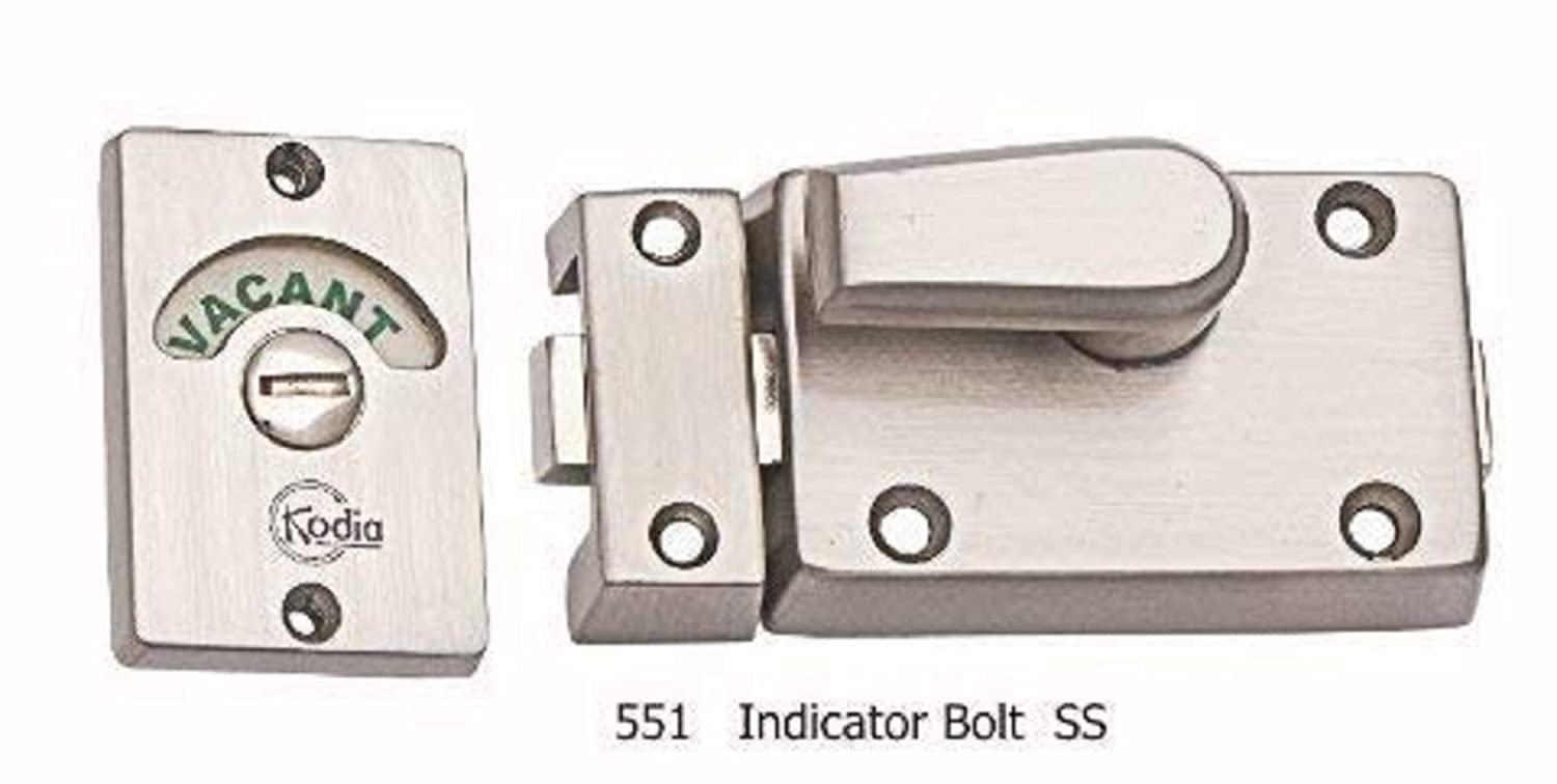 Toilet Door Lock - Vacant/Engaged Indicator -2