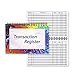 Top Spiral Bound Tie Dye Checkbook/Transaction Register