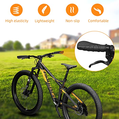Nicedack Bike Handlebar Grips, Anti-Slip Rubber Bicycle Handlebar Grips,Ergonomic Design Bike Handler Grips For Mtb,Bmx,Folding Bike,E-Bike,Scooter,Beach Cruiser, Mountain Bike Handlebar Grips #TOP6