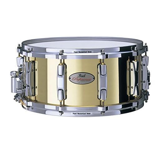 Pearl Reference 14"x6.5" Brass Snare Drum w/ Die Cast Hoops & SR1000 Throw Off