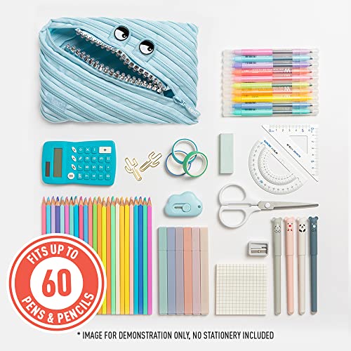 Image of ZIPIT Grillz Big Pencil Case, Light Blue