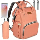 Elegante y multifuncional: esta bolsa de pañales para bebés tiene un diseño moderno, adecuado para hombres y mujeres. Es práctica para viajar, ir de compras o simplemente dar un paseo rápido por el parque. Cuelgue la bolsa cómodamente en una carriola o llévela como una bolsa.