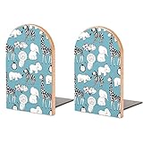 Matériau : fabriqué en bois de qualité supérieure, poli à la main pour rendre les serre-livres plus lisses. Design épais, coins arrondis pour ne pas blesser votre main. La base des serre-livres est fabriquée en métal robuste, assez solide pour maintenir vos livres proprement et droits.