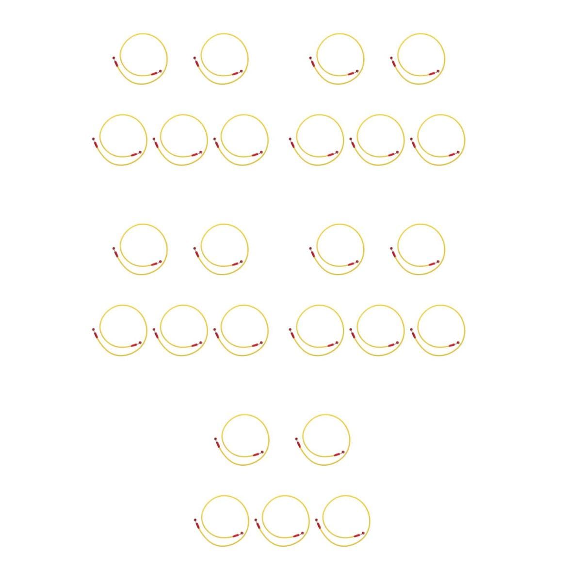 Manguera de freno de motocicleta ULTECHNOVO de acero amarillo kit de 5 piezas para sistema de aceite