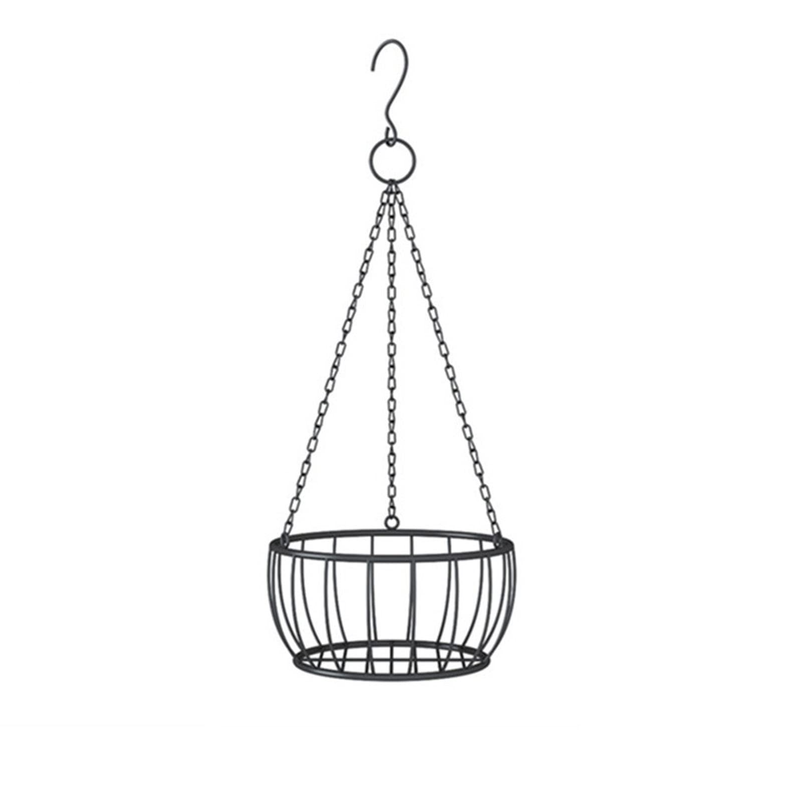 Jardiniere balcon Planteurs de garde-corps suspendus Titulaires de pot de fleurs Porte-métrages Plantez des paniers à plantes rondes Boîte de conteneur de tablette for plantes Pot suspendu plante inte