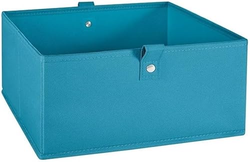 RiverRidge Juego de 2 cubos de almacenamiento plegables para niños, organizador de contenedores de 10.5 pulgadas con asas, organizador de armario