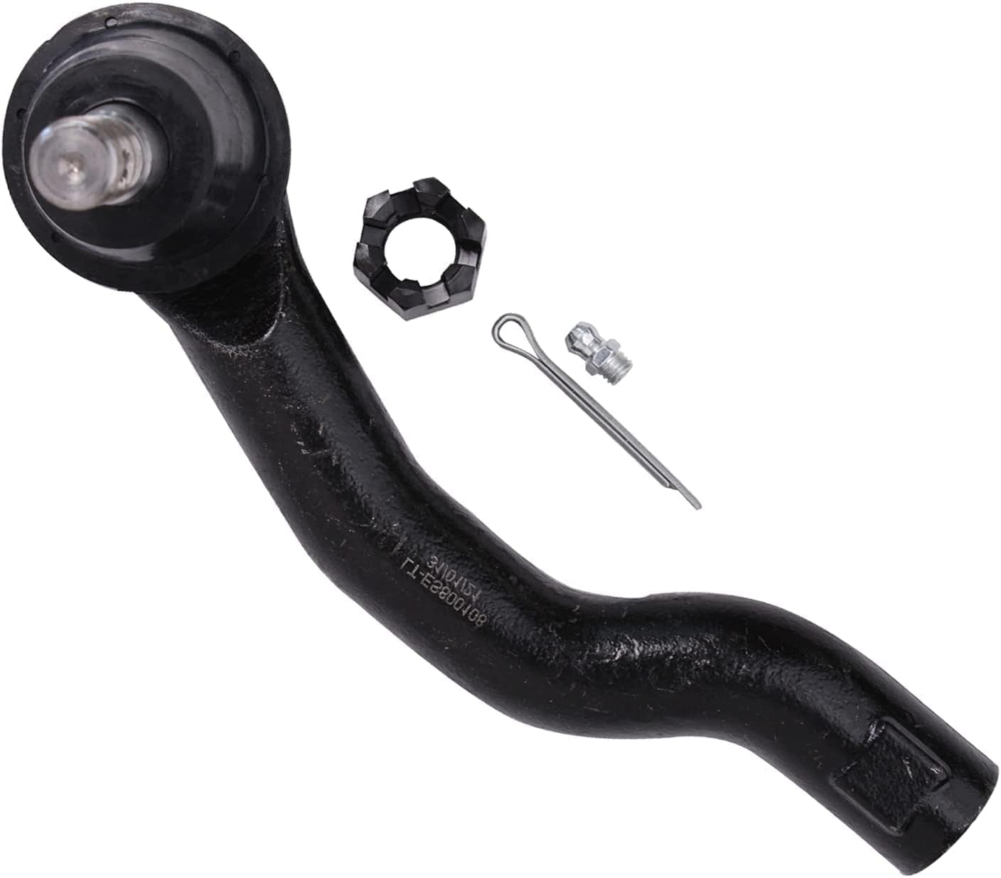 Detroit Axle - 4pc Front Tie Rods Ball Joints for 2005-2019 Nissan Frontier, 2005-2012 Pathfinder, 2005-2015 Xterra, 2 Outer Tie Rod Ends 2 Upper Ball Joint 2006 2007 2008 2009 2010 2011 Replacement