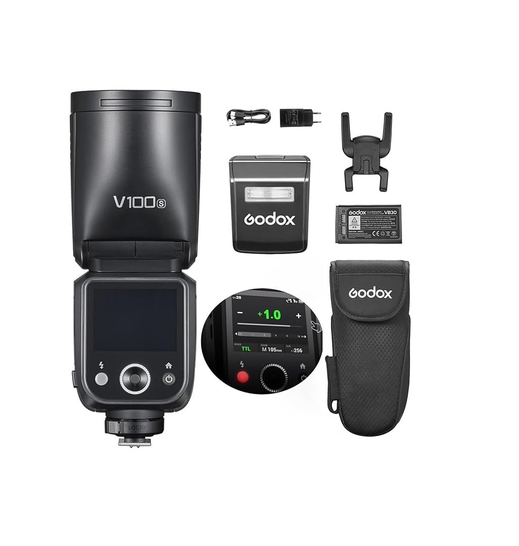 Amazon | 【Godox正規代理店】Godox V100S V100-S 100Ws TTL タッチ