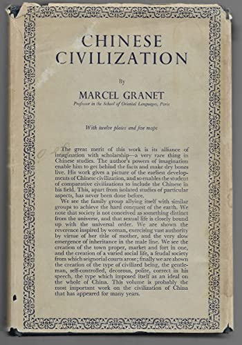 Chinese Civilization 0404569749 Book Cover